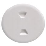 White electrical outlet close-up