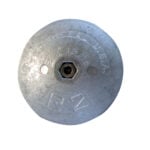 Galvanic anode zinc boat cathodic protection cap.