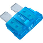 Blue 15A automotive blade fuse