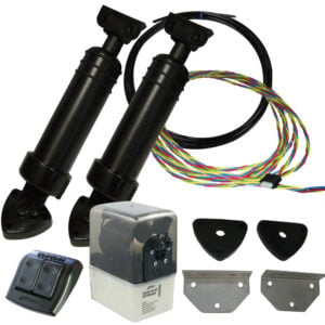 Marine trim tab kit with actuators and wiring