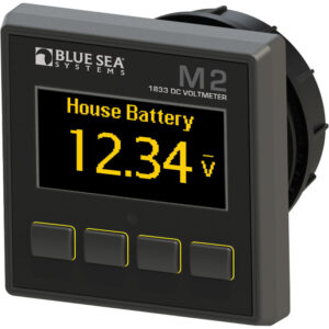 Blue Sea Systems M2 DC voltmeter display
