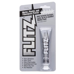 Flitz metal plastic fiberglass polish tube packaging