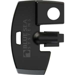 Black metal mounting bracket with hinge and hole