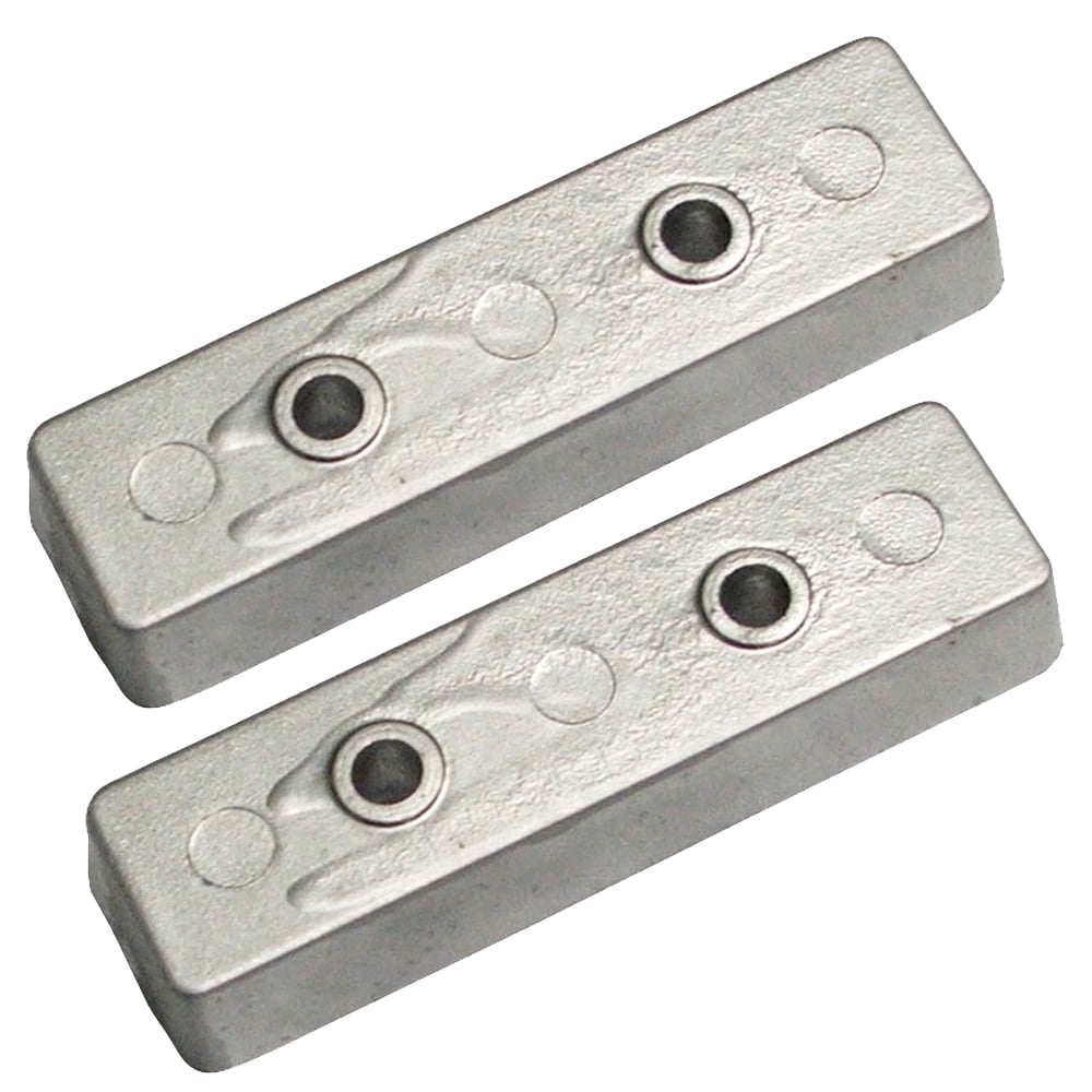 Rectangular metal brackets with mounting holes