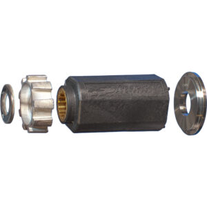 Boat propeller hub component exploded view