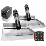 Bennett boat trim tab system with controls