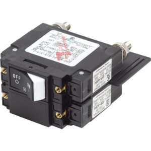 Double-pole 50 amp circuit breaker switch