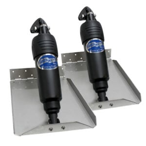 Pair of Bennett marine trim tab actuators