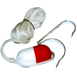 Pool rope with hooks and float