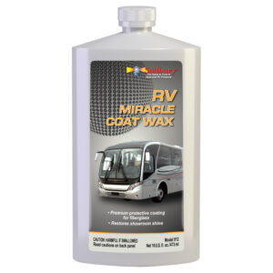 RV miracle wax bottle, premium fiberglass protector