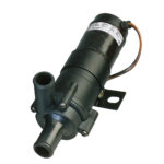 Compact electric water pump with mounting bracket