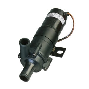 Compact electric water pump with mounting bracket