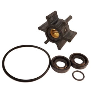 Rubber impeller and seal kit components