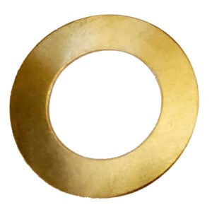 Gold circular ring isolated on white background