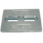Scuba diving tec plate for weight belt