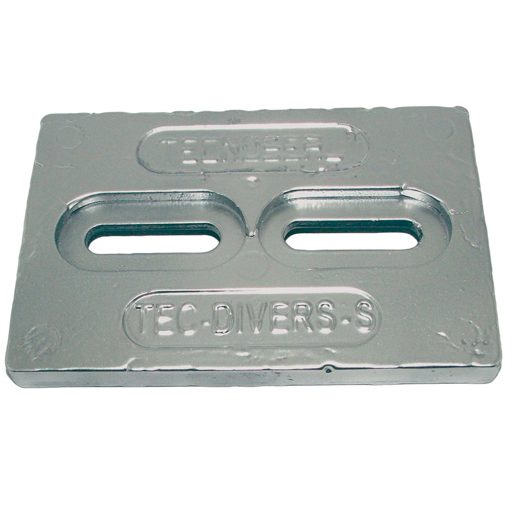 Scuba diving tec plate for weight belt