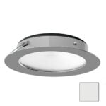 Round recessed LED ceiling light fixture
