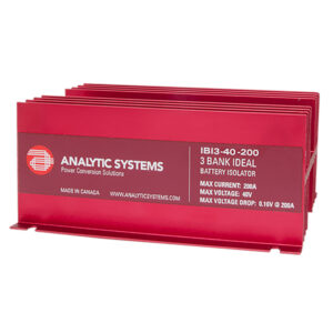 Red Analytic Systems 3-bank battery isolator unit