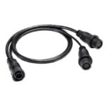 Black multi-pin circular connector cable