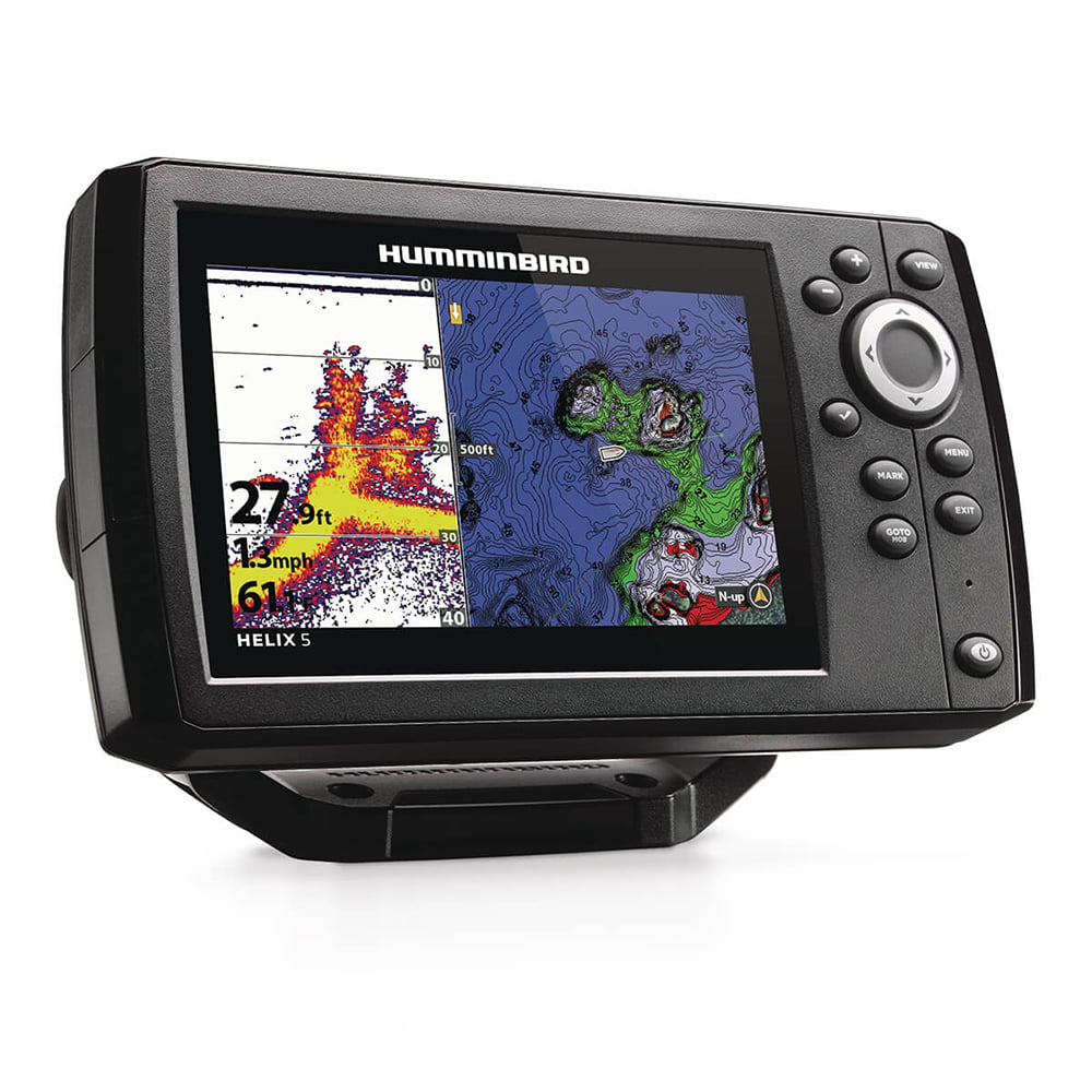 Humminbird Helix 5 fish finder display