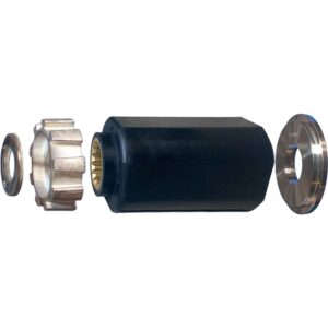 Exploded view of mechanical coupling components.