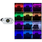 Black Oak RGB marine LED light color options