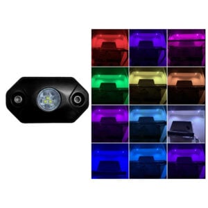 Multicolor LED interior light with various color modes