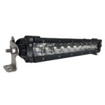 Black LED light bar with mounting bracket