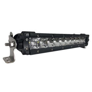 Black LED light bar with mounting bracket
