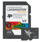 Humminbird LakeMaster Midsouth States VX map card