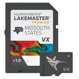 Humminbird LakeMaster Midsouth States VX map card