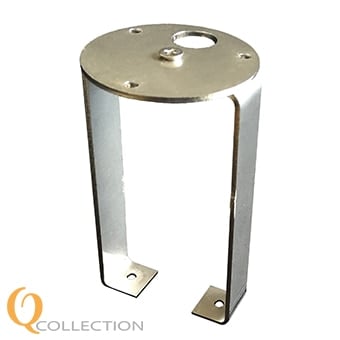 Stainless steel U-shaped mounting bracket