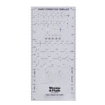Weems & Plath chart correction template ruler