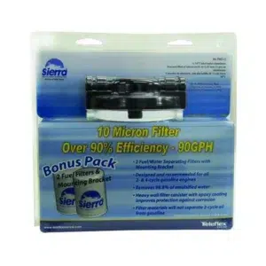 Sierra 90 GPH fuel water separator filter bonus pack