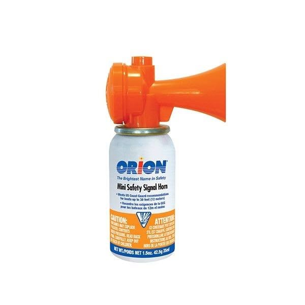 Orange mini safety air horn canister