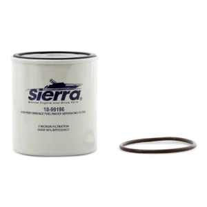 Sierra 18-99196 marine fuel-water separating filter with gasket